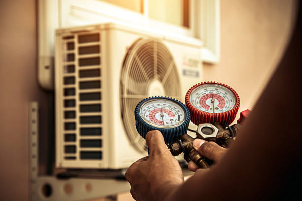 Professional Hvac technician working in Preble, IN